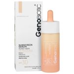 سرم ضد آفتاب صورت و گردن SPF30 ژنوبایوتیک با بافت سرمی سبک و محافظت در برابر اشعه UV