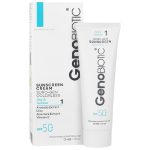 کرم ضد آفتاب پوست خشک ژنوبایوتیک SPF 50 حاوی آووکادو و آلوئه‌ورا