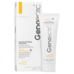 کرم ضد آفتاب ژنوبایوتیک پوست چرب SPF50 با بافت سبک، کنترل چربی و محافظت در برابر UVA و UVB